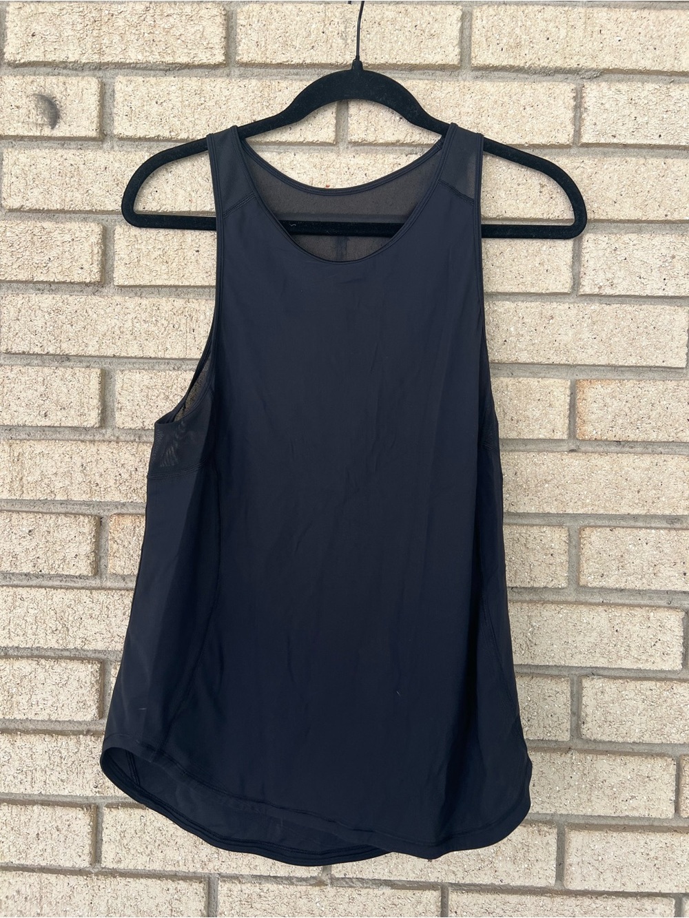 Lululemon Women's Black Sleeveless Performance Tank Top